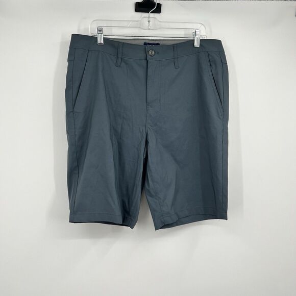 Mens Chaps Gray Golf Shorts Regular Fit 36 Casual Summer Preppy - Picture 1 of 9